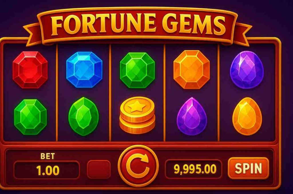 Fortune Gems slot game no 676BET cassino